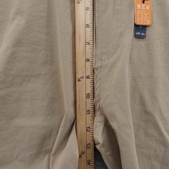 NWT Desert Dunes Performance Chino Shorts 32x9 Beige Mens Flat‎ Front Mid Rise - Picture 8 of 15